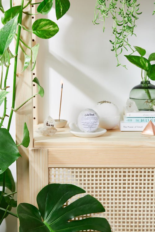 Organic Bath Bomb Calm Bomb- TWO SIZES lavender - Skin Tone Beauty Products