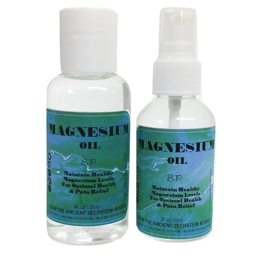 Pure Magnesium Oil Set With Spray And Refill - Skin Tone Beauty Products