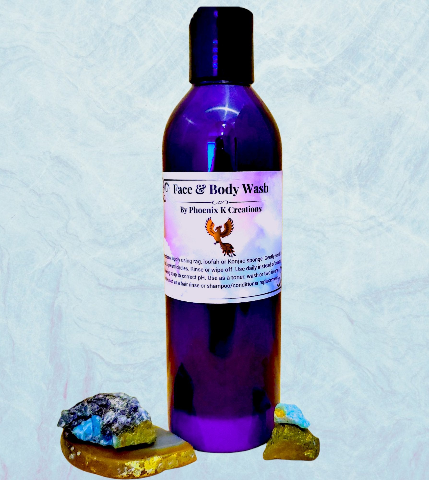 Organic Face & Body Wash- Shampoo and/or Conditioner replacement. - Skin Tone Beauty Products